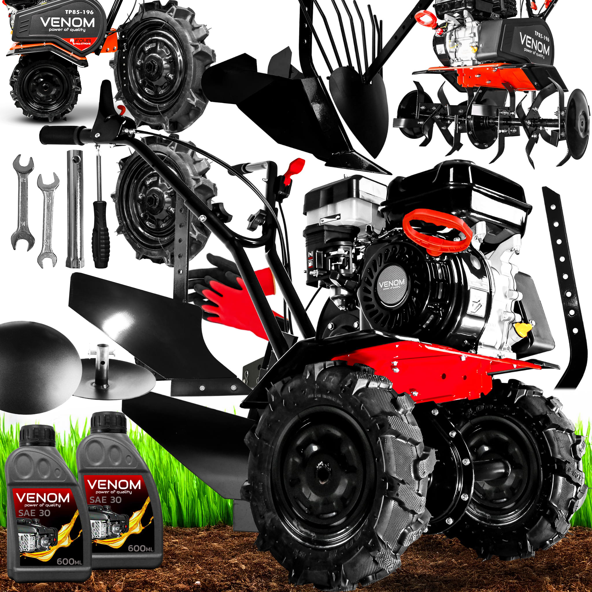 Glebogryzarka spalinowa VENOM PRO TP 85-196